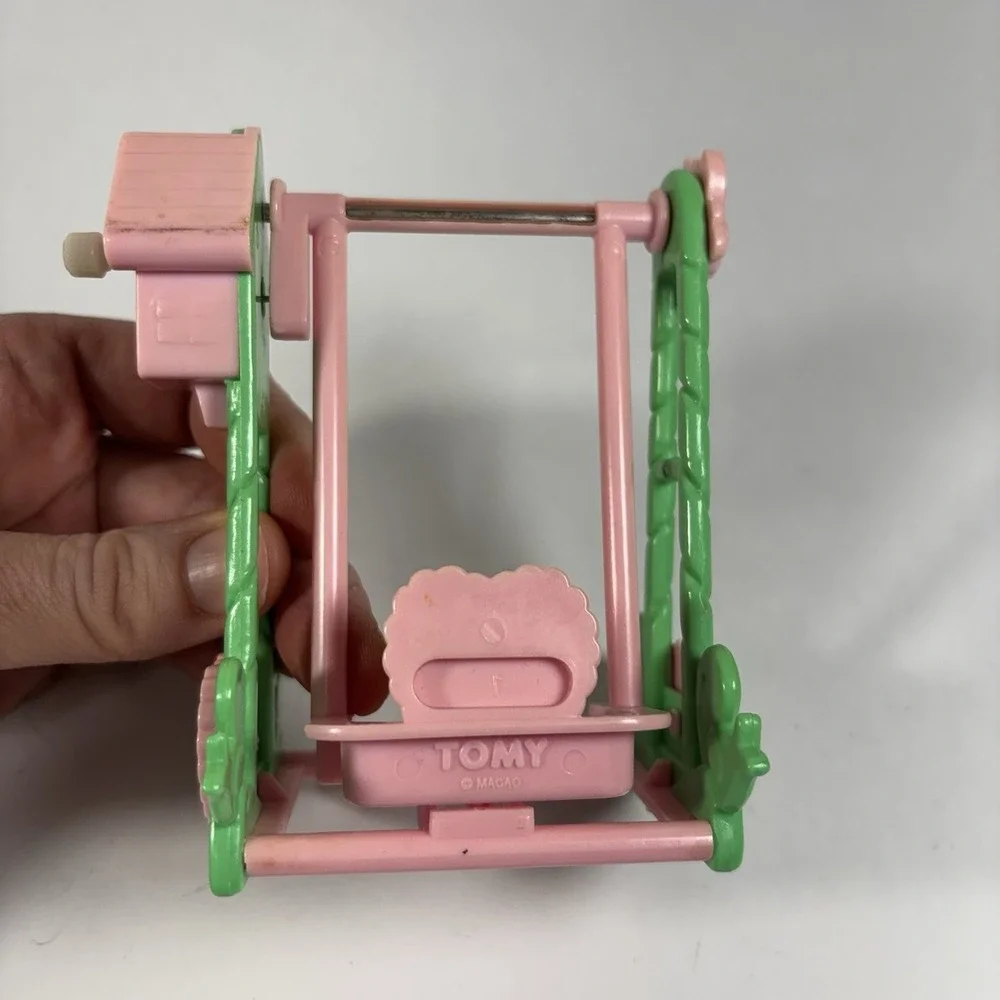 Vintage Cabbage Patch Kids Rocking Babies Wind Up Swing Set 1983 TOMY